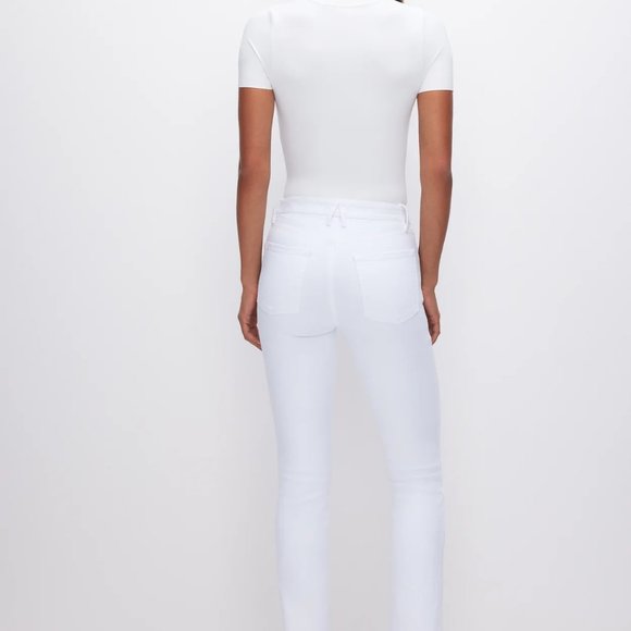 Good American Straight Jeans with Fray Hem (NEW) - Picture 2 of 4